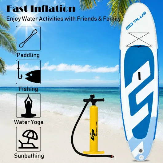 10' Inflatable Stand up Paddle Board Surfboard with Bag