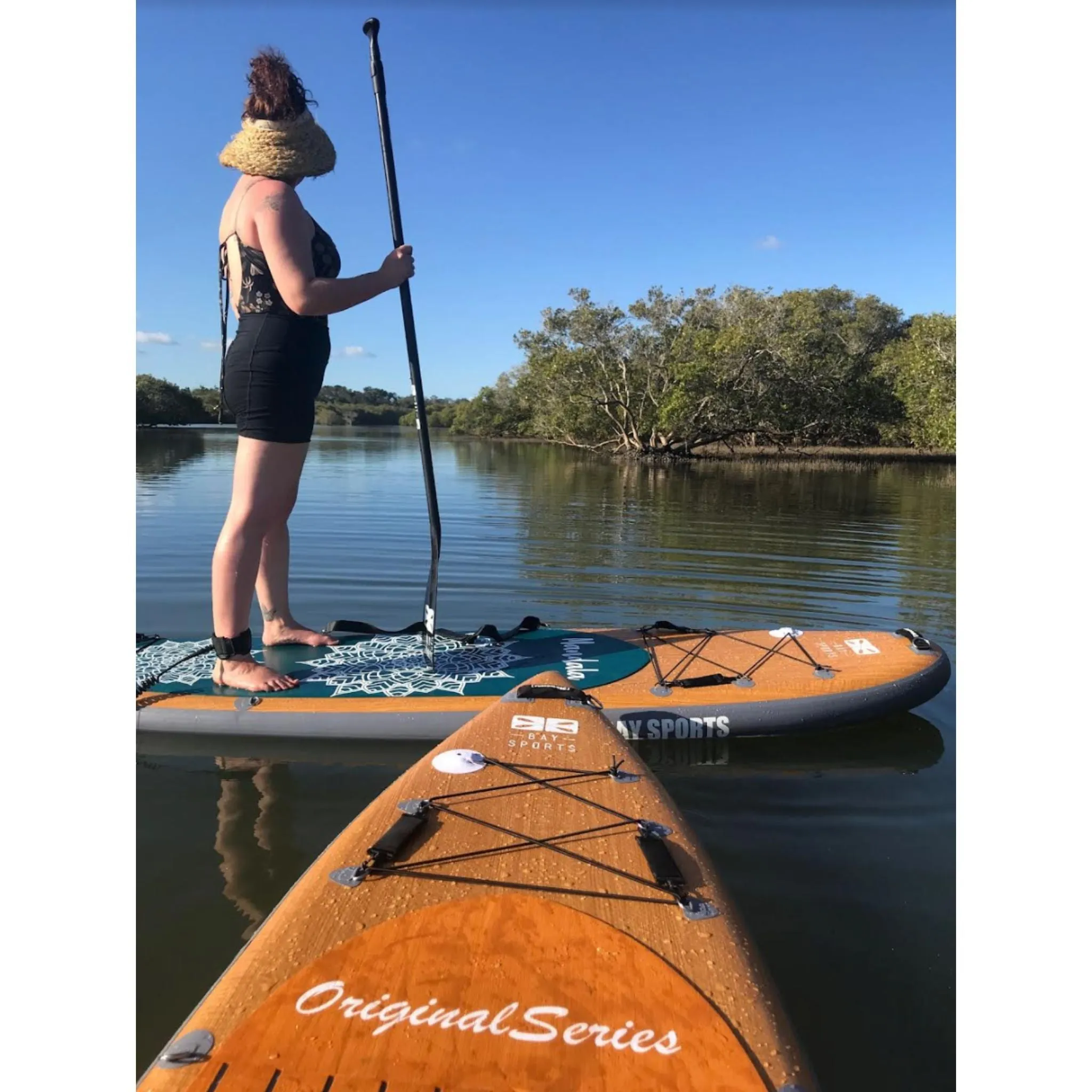 11'6" Original Series - 'Wood-Look' Inflatable SUP Board