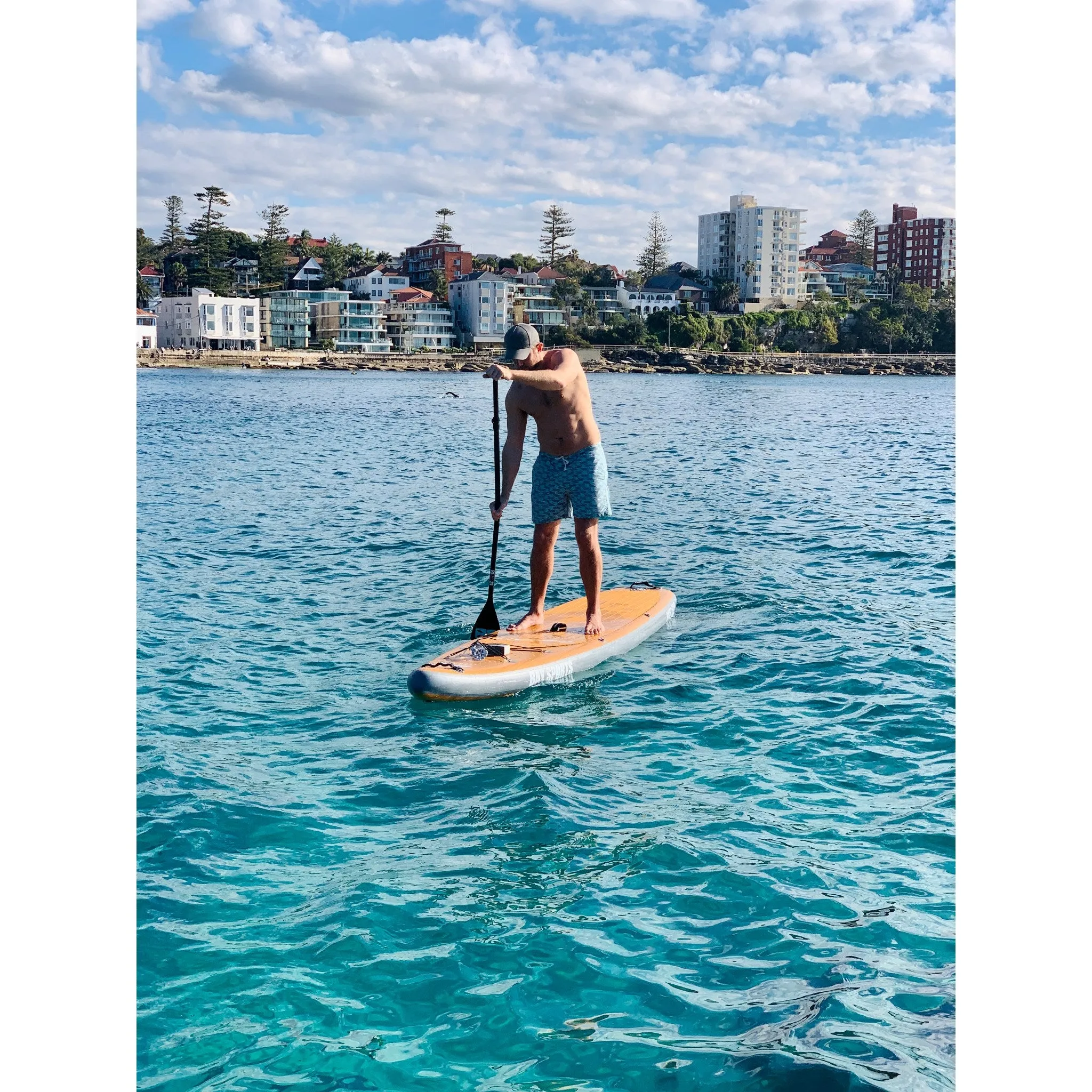 11'6" Original Series - 'Wood-Look' Inflatable SUP Board