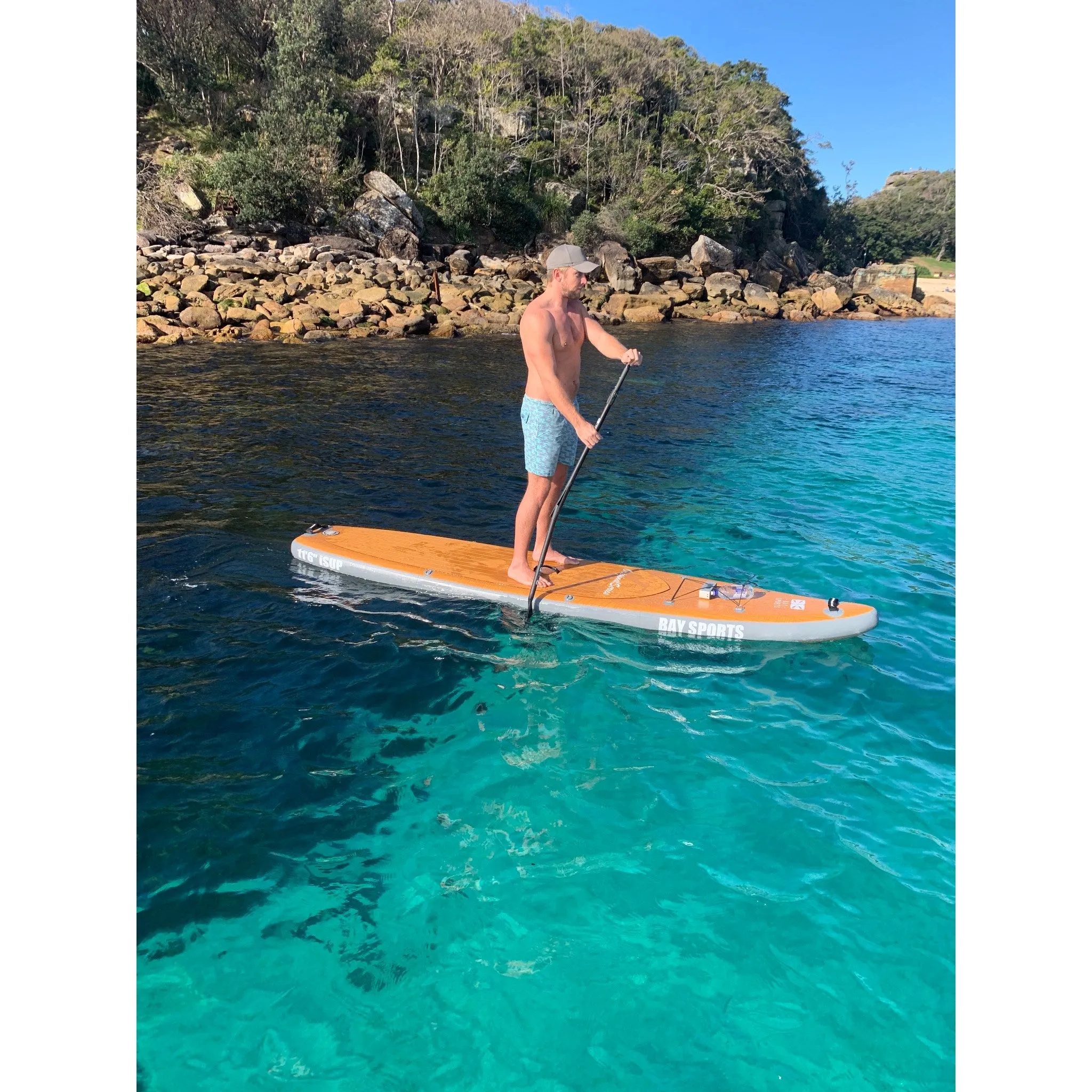 11'6" Original Series - 'Wood-Look' Inflatable SUP Board