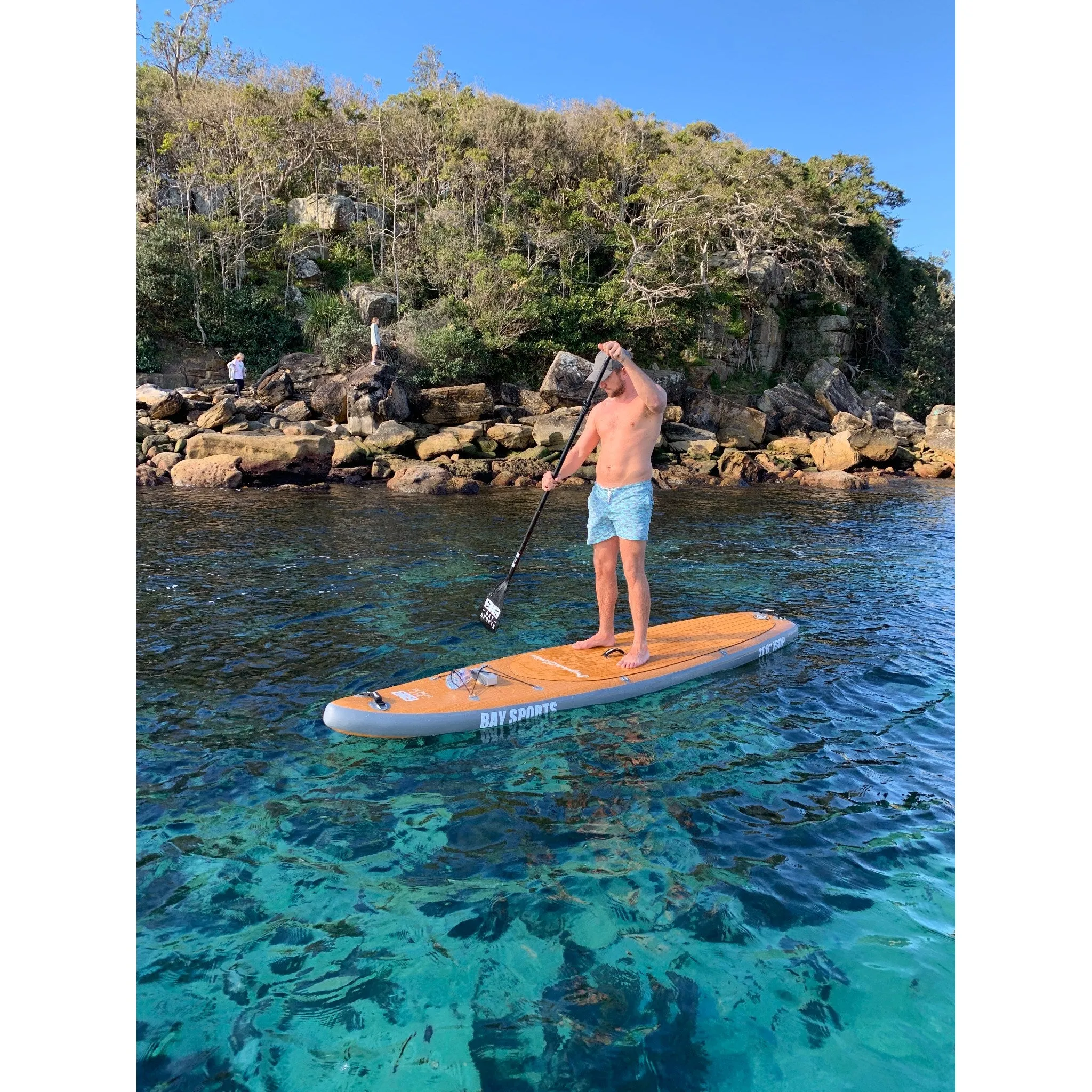 11'6" Original Series - 'Wood-Look' Inflatable SUP Board