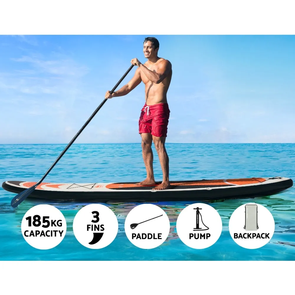 11ft Inflatable SUP Paddle Board w/ Kayak Seat - Weisshorn