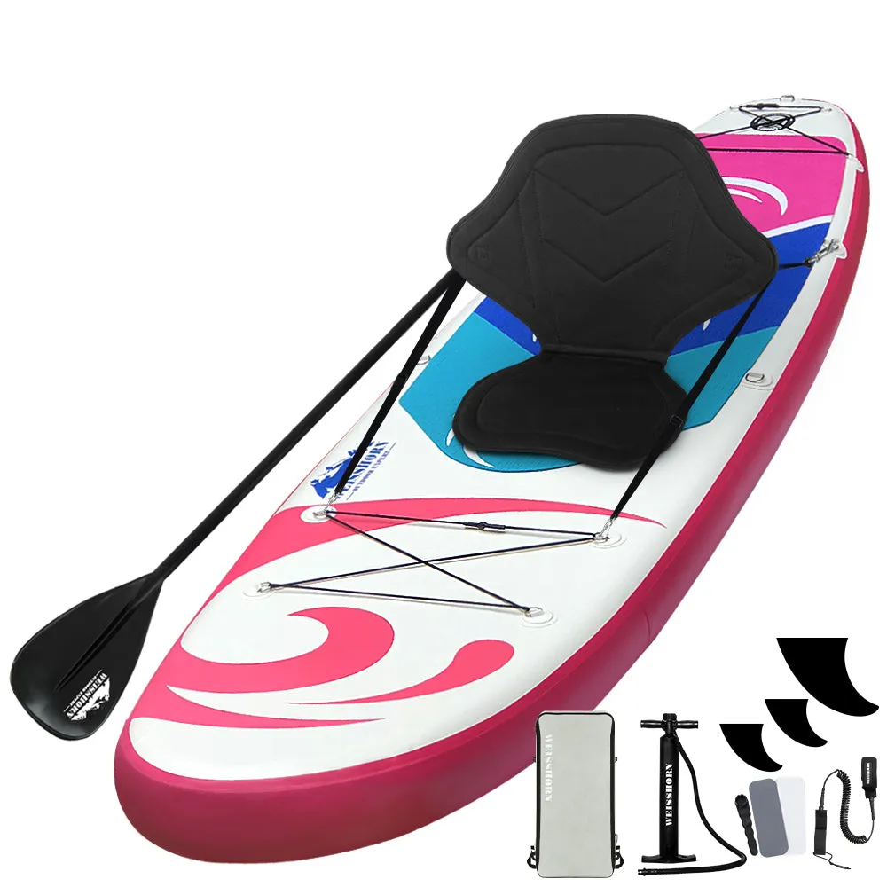 11ft Inflatable SUP Paddleboard Kayak with Paddle Weisshorn