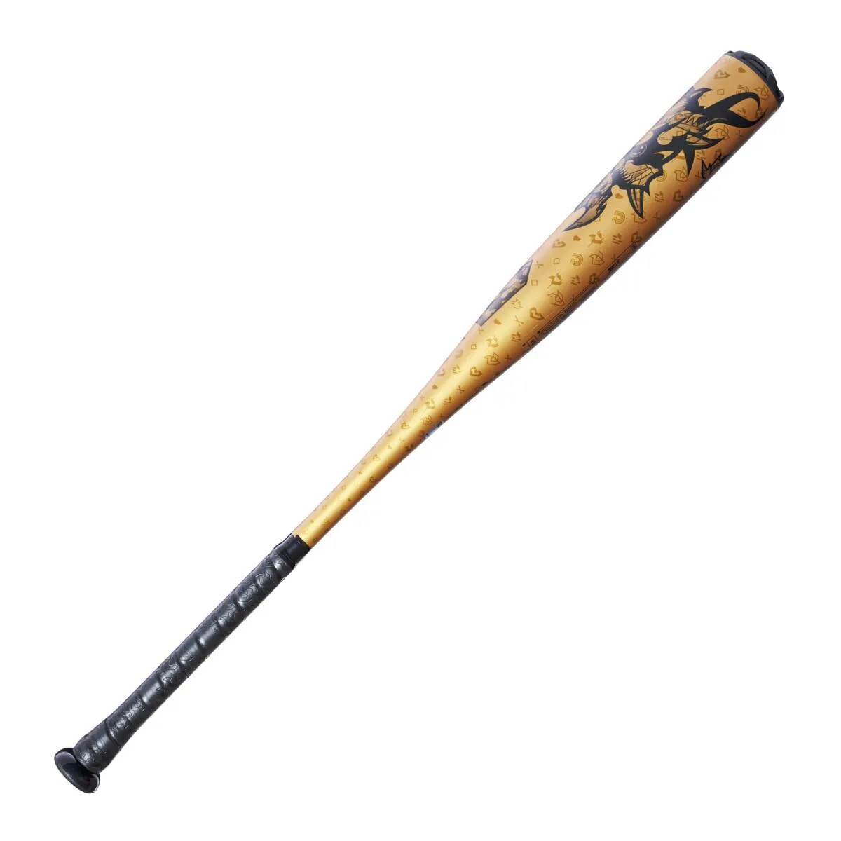 2023 DeMarini Voodoo One Gold BBCOR (-3) Baseball Bat: WBD2352010