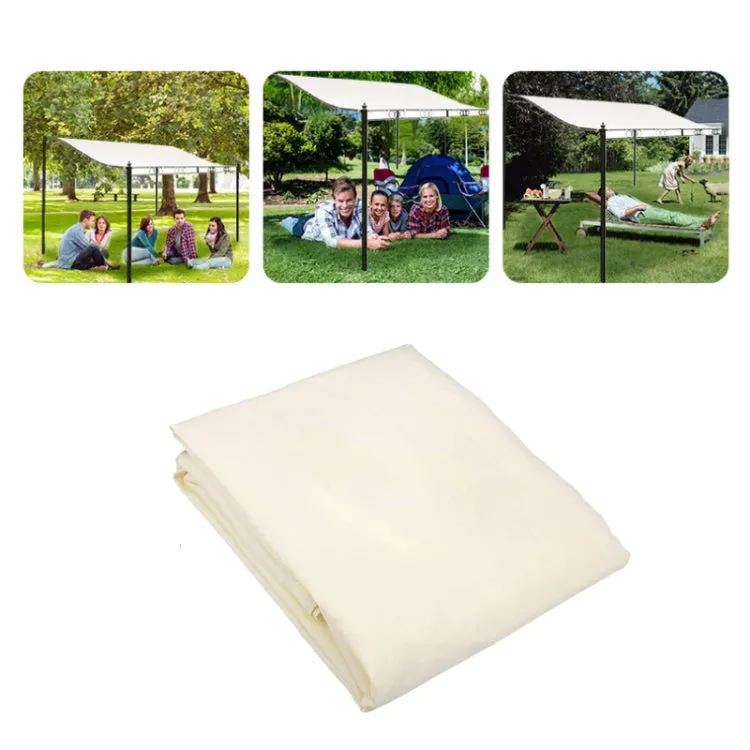 300D Tent Roof Cover Replacement Cover, Size: 2.6 x 2.5 m(Beige)