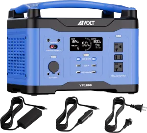 Aivolt VP1800 1602Wh/1800W Portable Power Station Solar Generator New