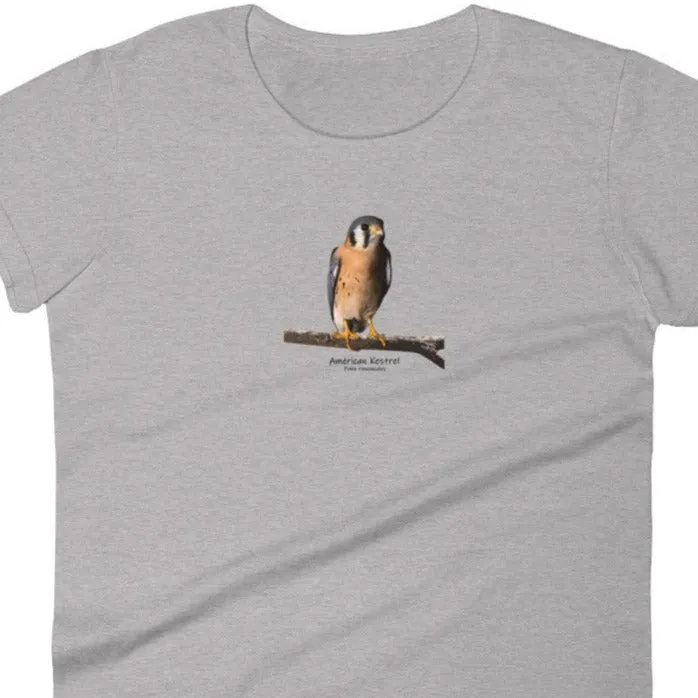 American Kestrel Women's Short Sleeve T-Shirt- Small Print