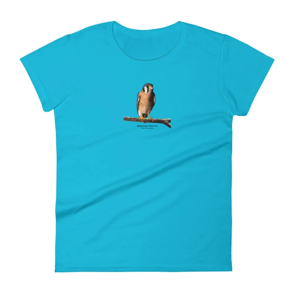 American Kestrel Women's Short Sleeve T-Shirt- Small Print