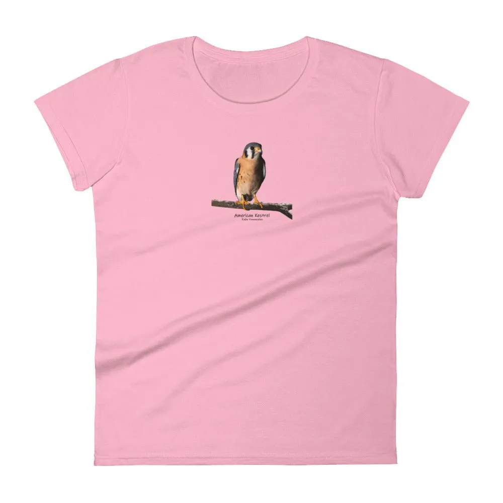 American Kestrel Women's Short Sleeve T-Shirt- Small Print