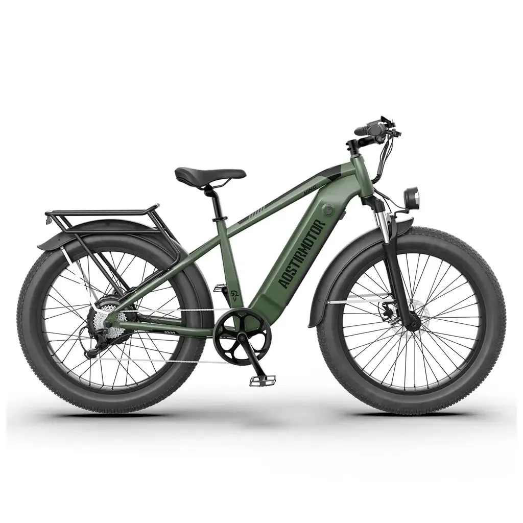 Aostirmotor King 1000W 52V All Terrain Fat Tire Mountain Electric Bike