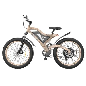 AOSTIRMOTOR S18 Snakeskin Grain Electric Mountain Bike, 48V/15Ah, 1500W