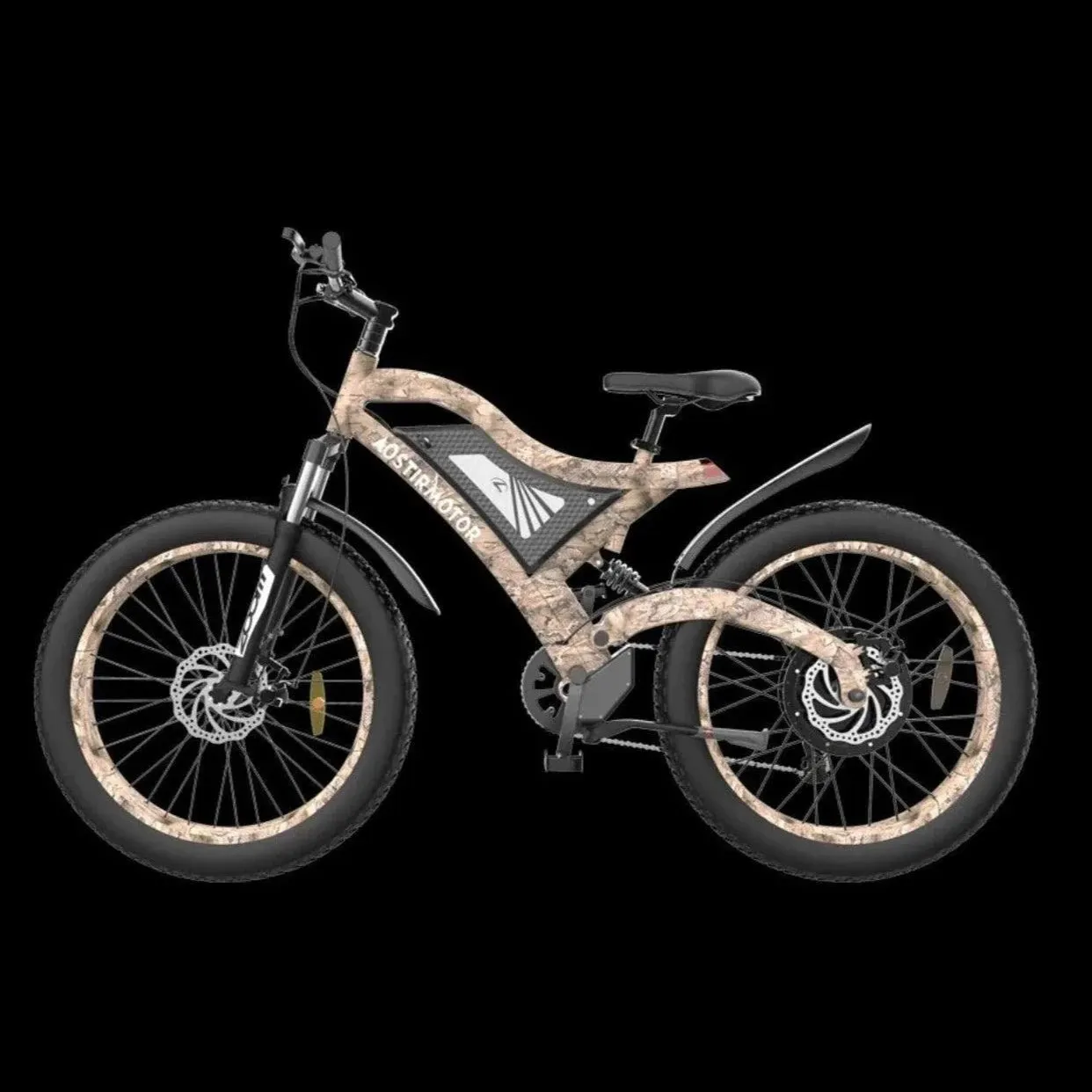 AOSTIRMOTOR|S18 Snakeskin Grain-1500W All Terrain Electric Mountain Bike