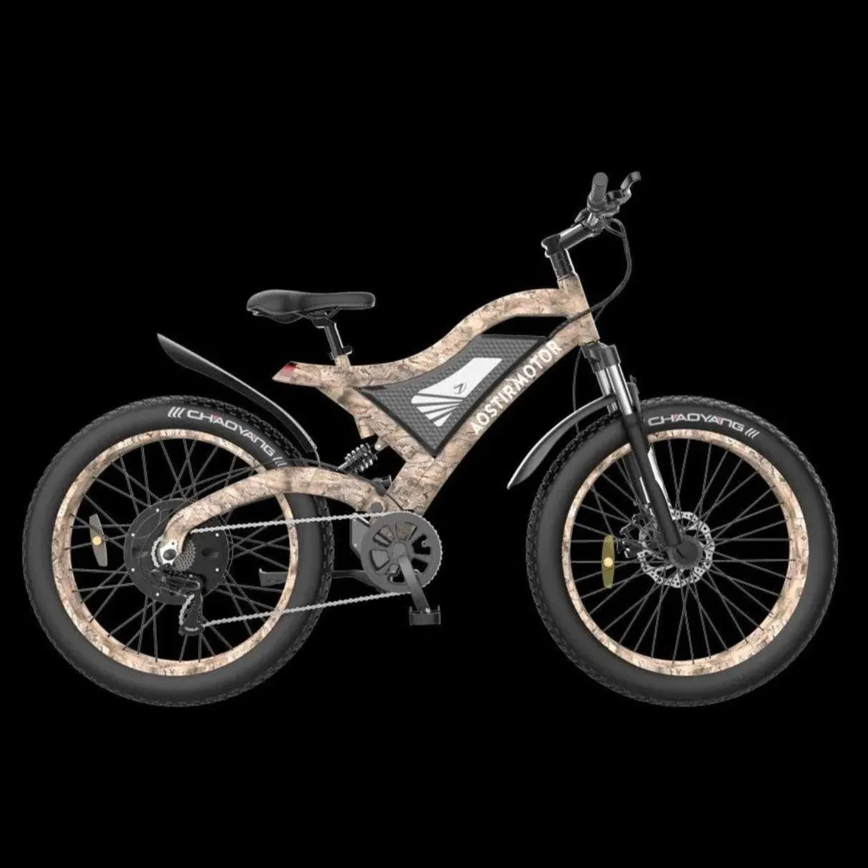 AOSTIRMOTOR|S18 Snakeskin Grain-1500W All Terrain Electric Mountain Bike