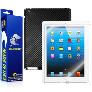 Apple iPad 4 (WiFi   4G LTE) Screen Protector   Carbon Fiber Film Protector