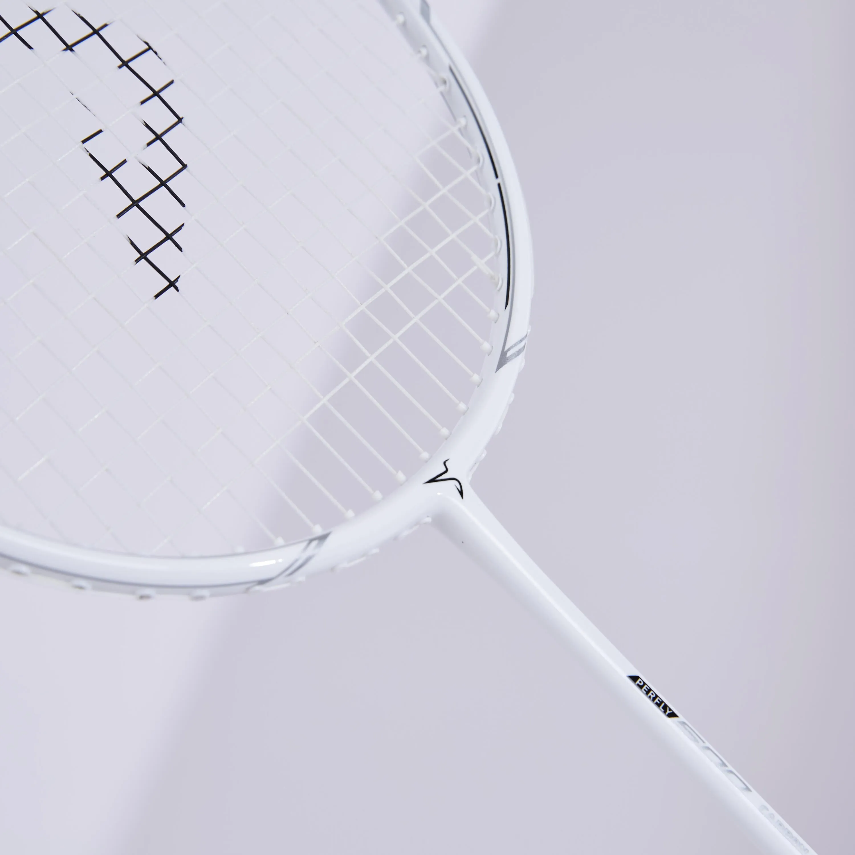 Badminton racket BR 500 adult white PERFLY, white