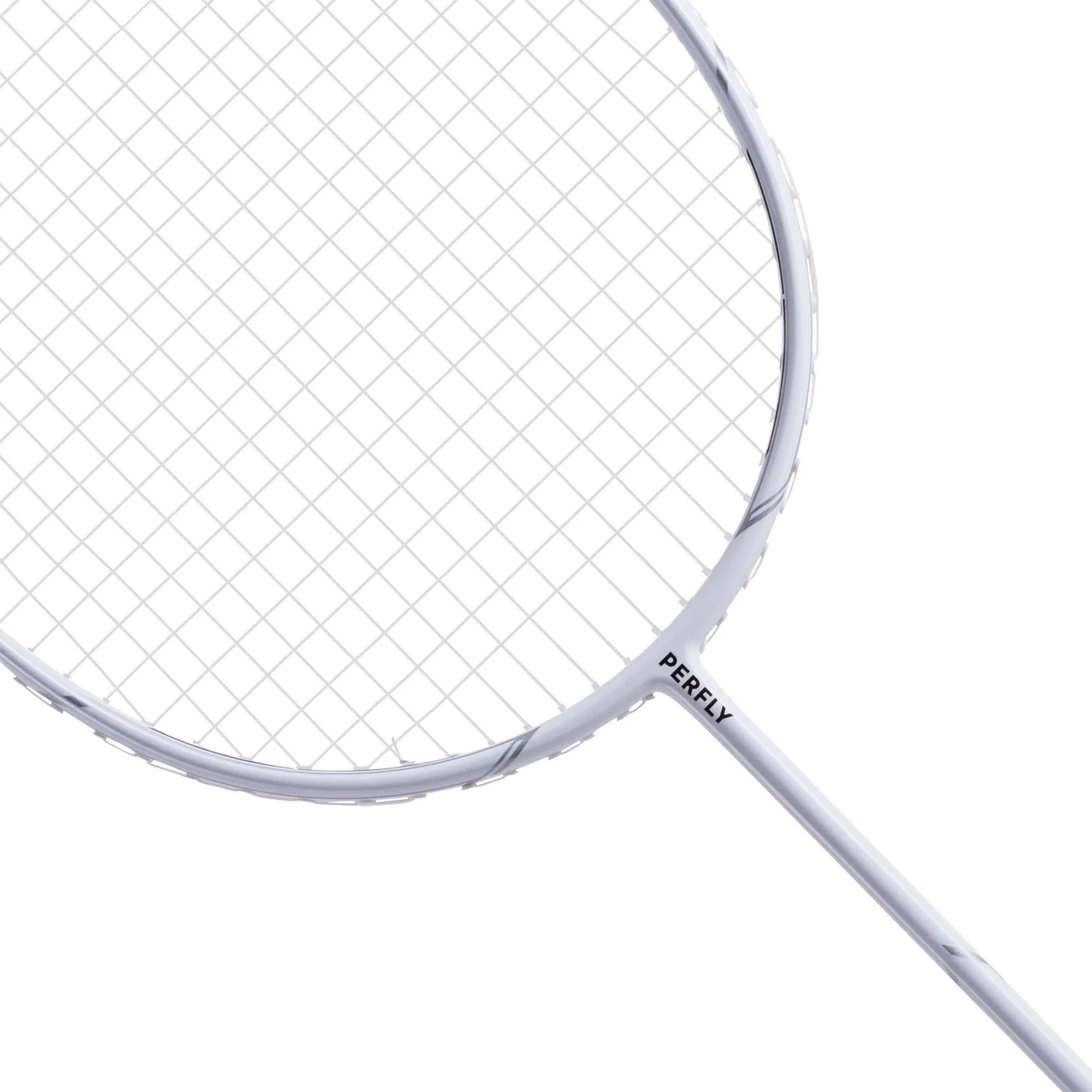 Badminton racket BR 500 adult white PERFLY, white