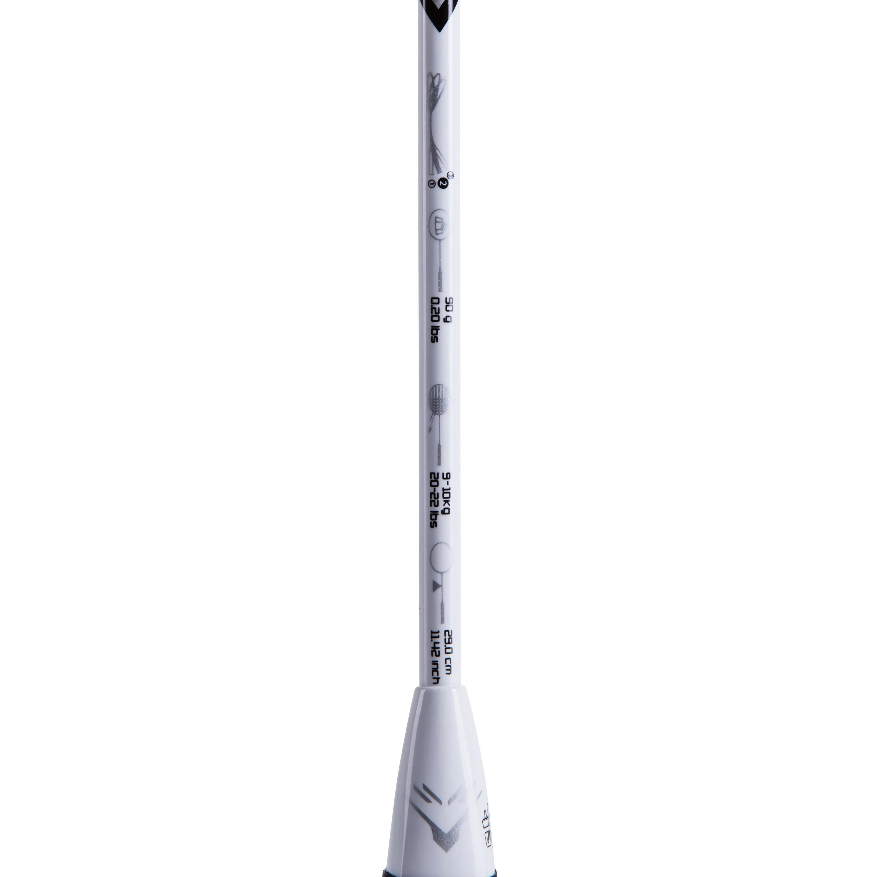 Badminton racket BR 500 adult white PERFLY, white