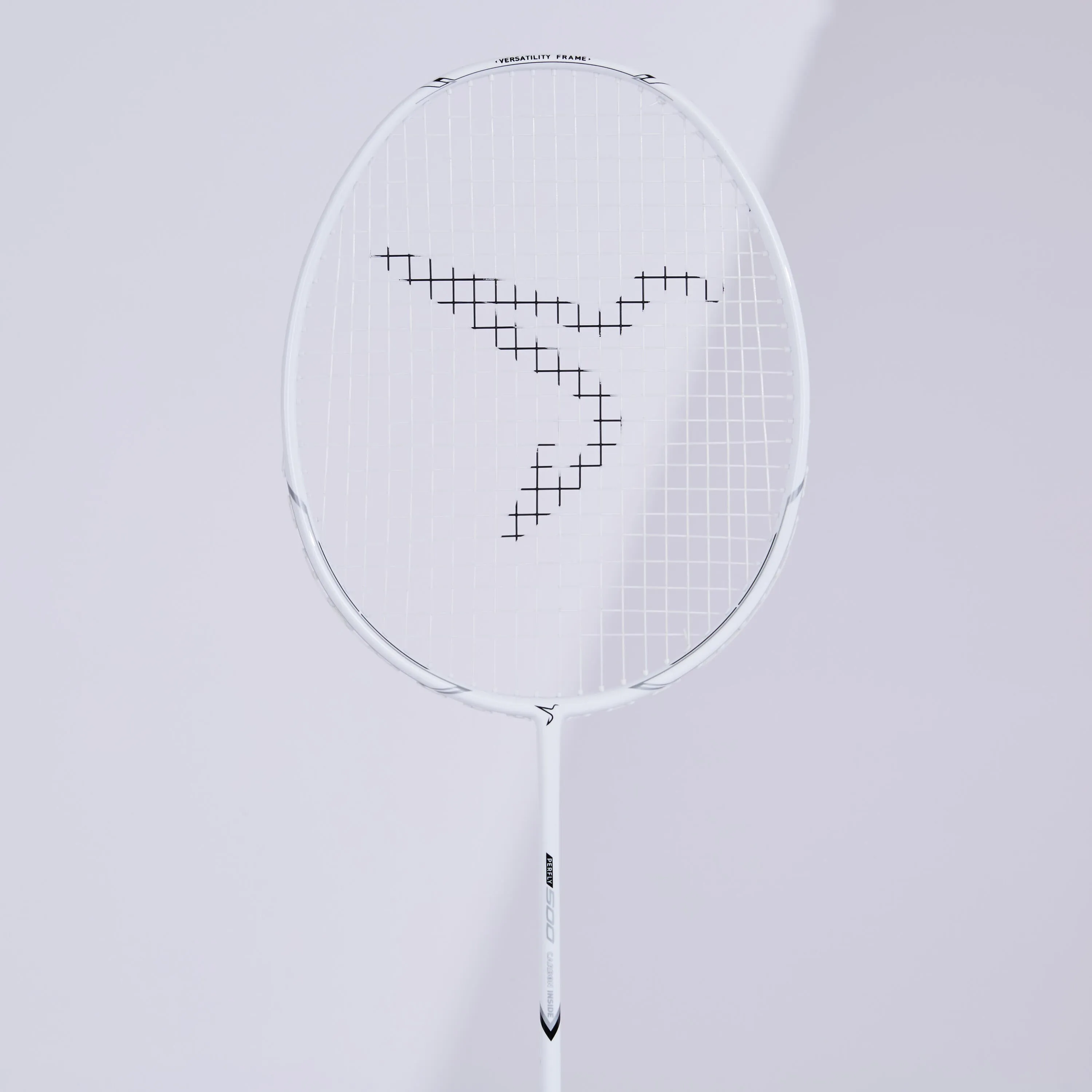 Badminton racket BR 500 adult white PERFLY, white