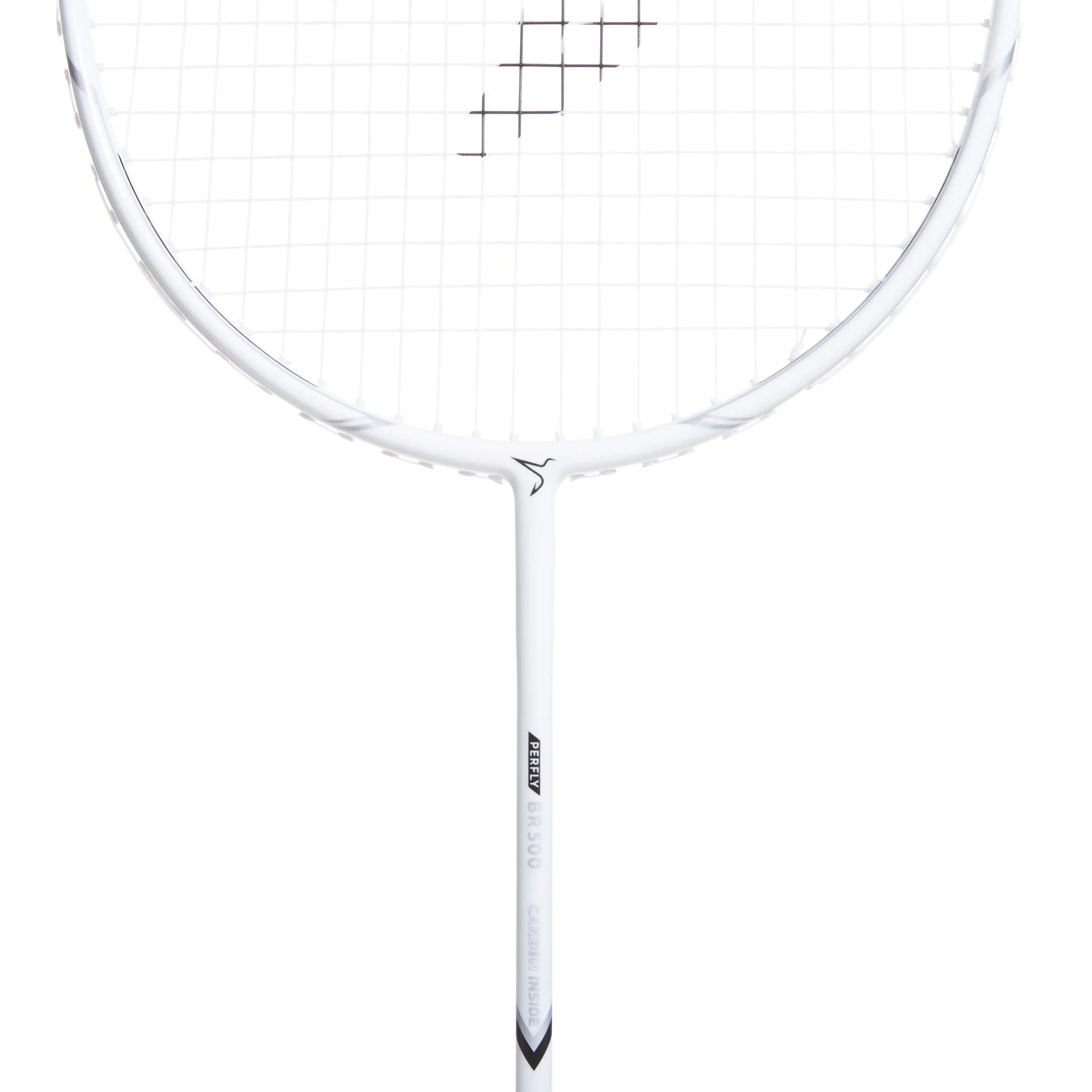 Badminton racket BR 500 adult white PERFLY, white