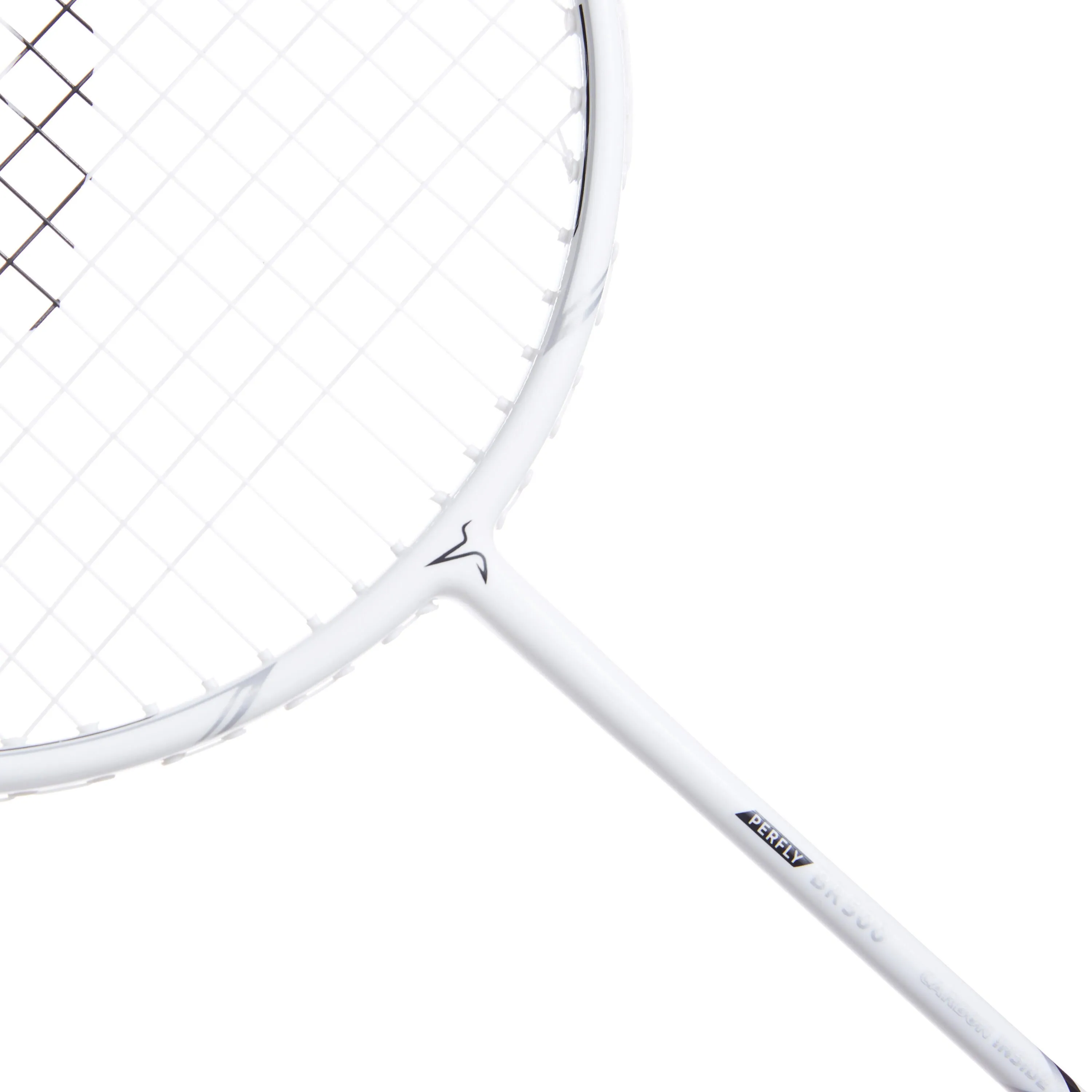 Badminton racket BR 500 adult white PERFLY, white