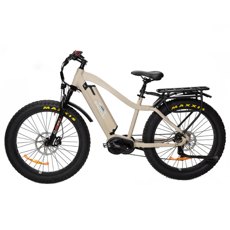 Bakcou Mule Mid-Drive Fat Tire Electric Bike, 1000W