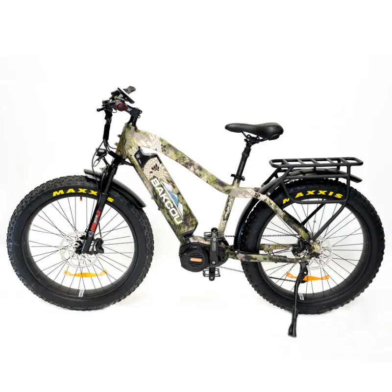 Bakcou Mule Mid-Drive Fat Tire Electric Bike, 1000W