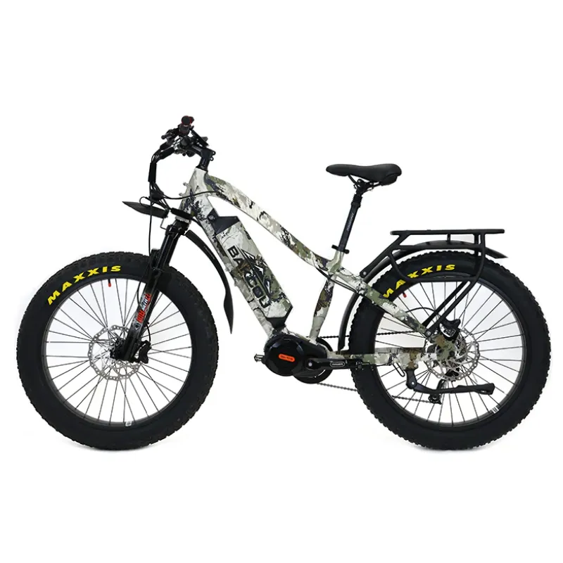 Bakcou Mule Mid-Drive Fat Tire Electric Bike, 1000W