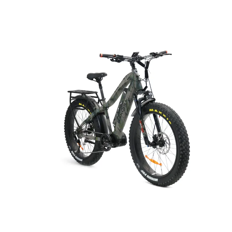 Bakcou Mule Mid-Drive Fat Tire Electric Bike, 1000W