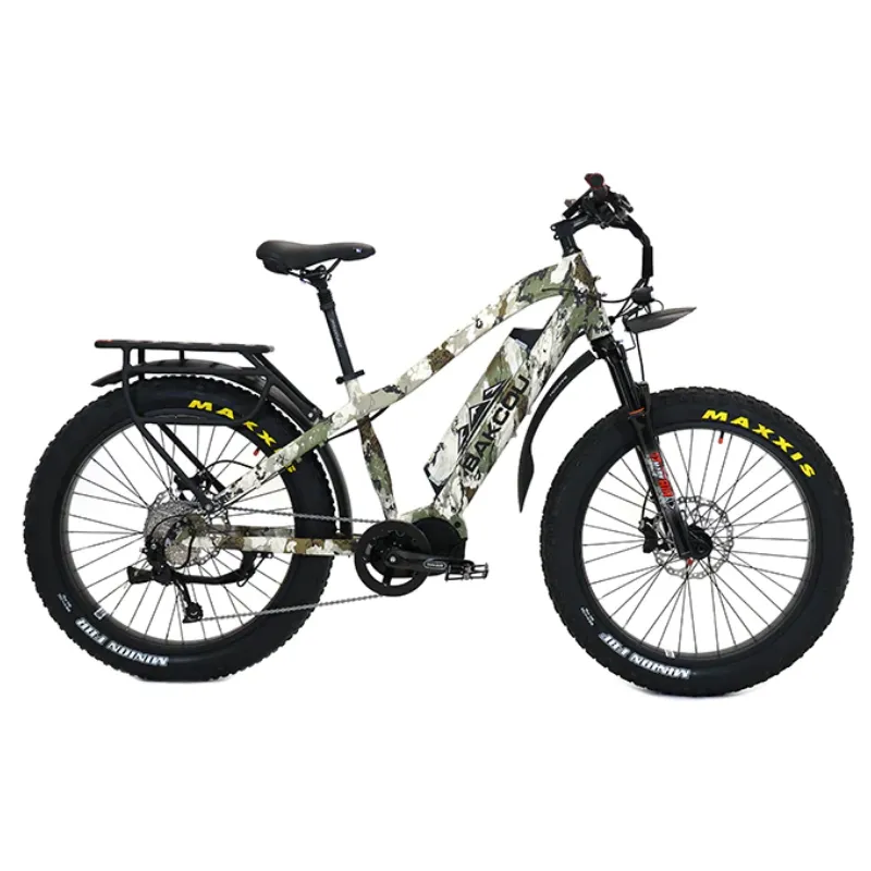 Bakcou Mule Mid-Drive Fat Tire Electric Bike, 1000W