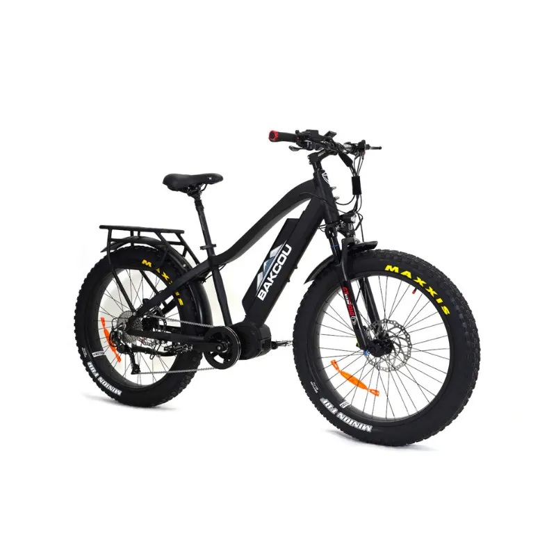 Bakcou Mule Mid-Drive Fat Tire Electric Bike, 1000W