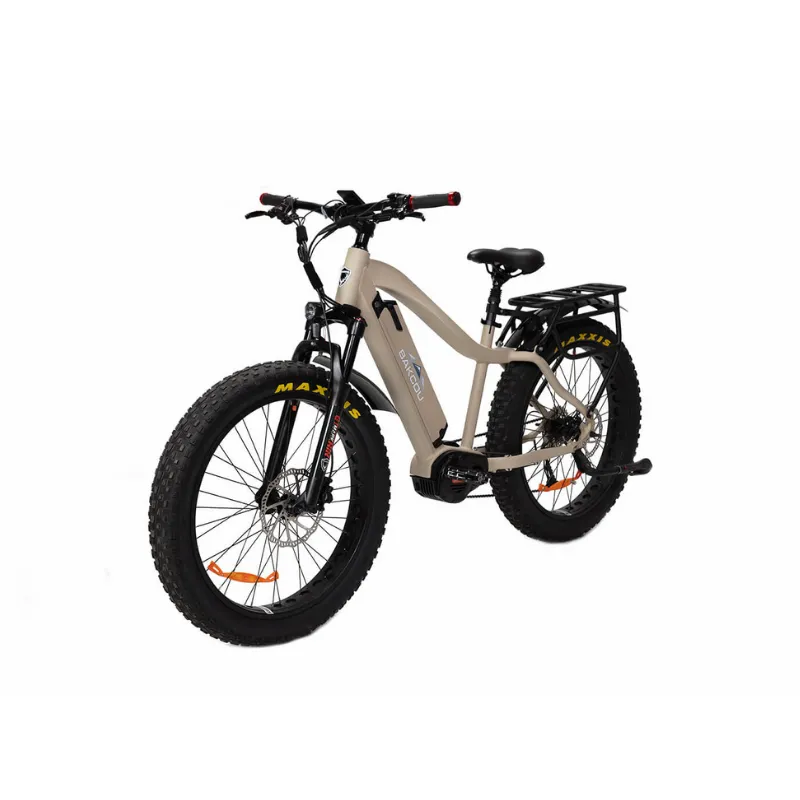 Bakcou Mule Mid-Drive Fat Tire Electric Bike, 1000W