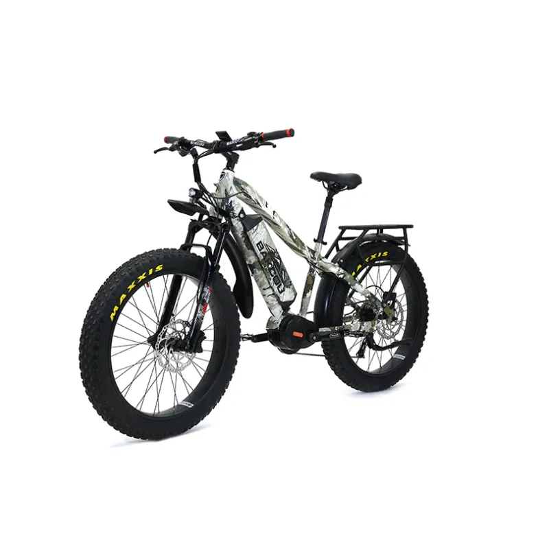 Bakcou Mule Mid-Drive Fat Tire Electric Bike, 1000W