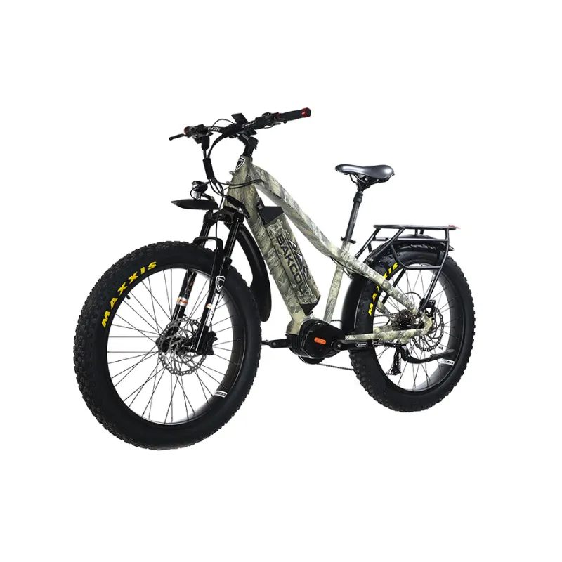 Bakcou Mule Mid-Drive Fat Tire Electric Bike, 1000W