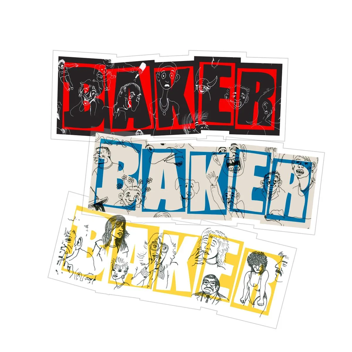 Baker Logo Sketch Sticker