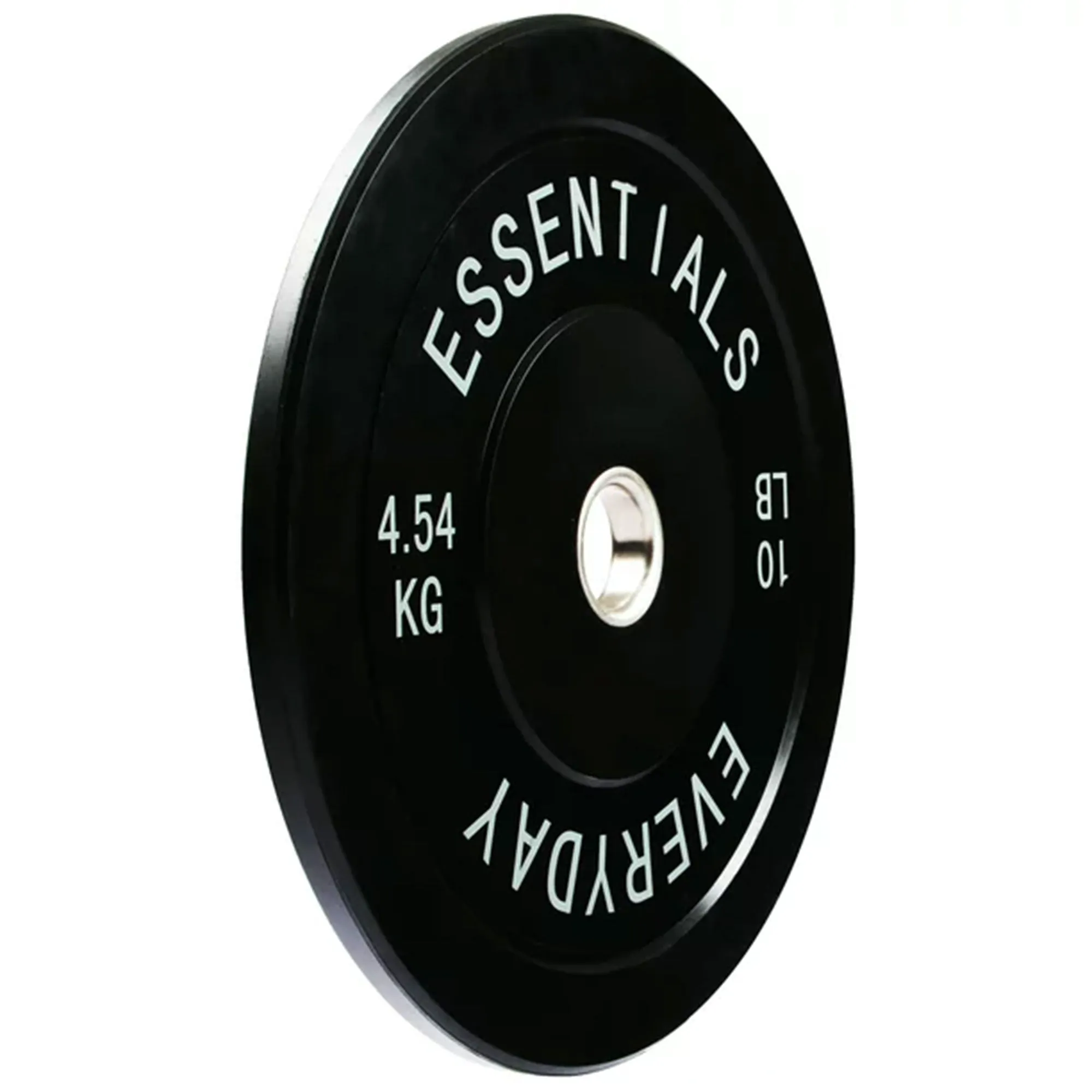 BalanceFrom Everyday Essentials 10 Pound Olympic Weight Plate, 1 Pair, Black