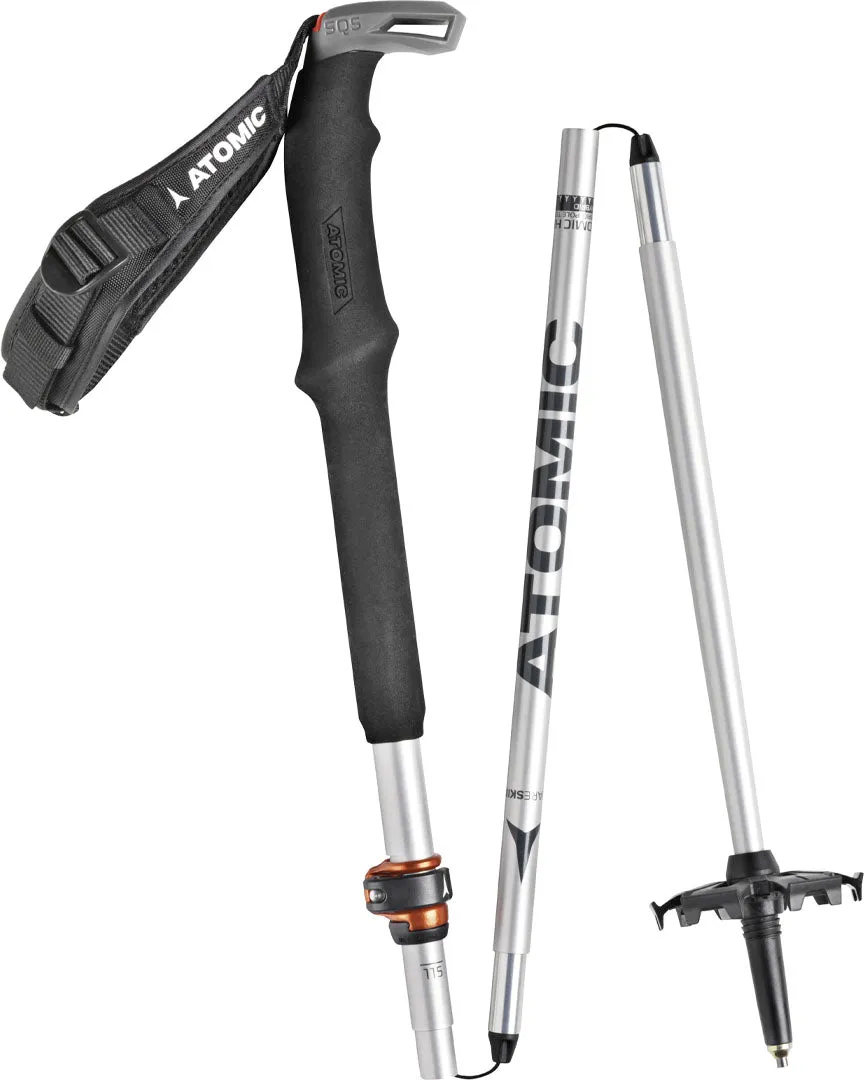 Bct Mountaineering SQS Foldable Ski Touring Poles - Silver