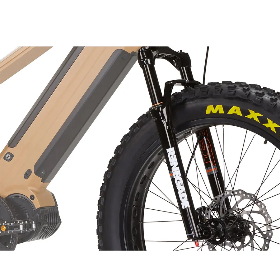 Bikonit MD 1000 - Fat Tire Mid Drive Mountain E Bike - Top Speed 28mph - 1000W