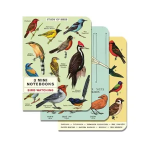 Bird Watching Mini Notebooks - Set of Three