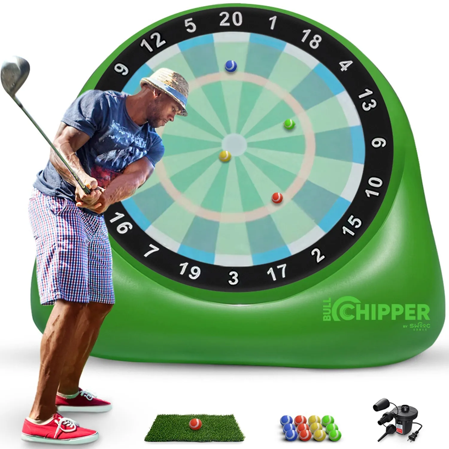 Bull Chipper | Giant Golf Darts (Over 6ft Tall)