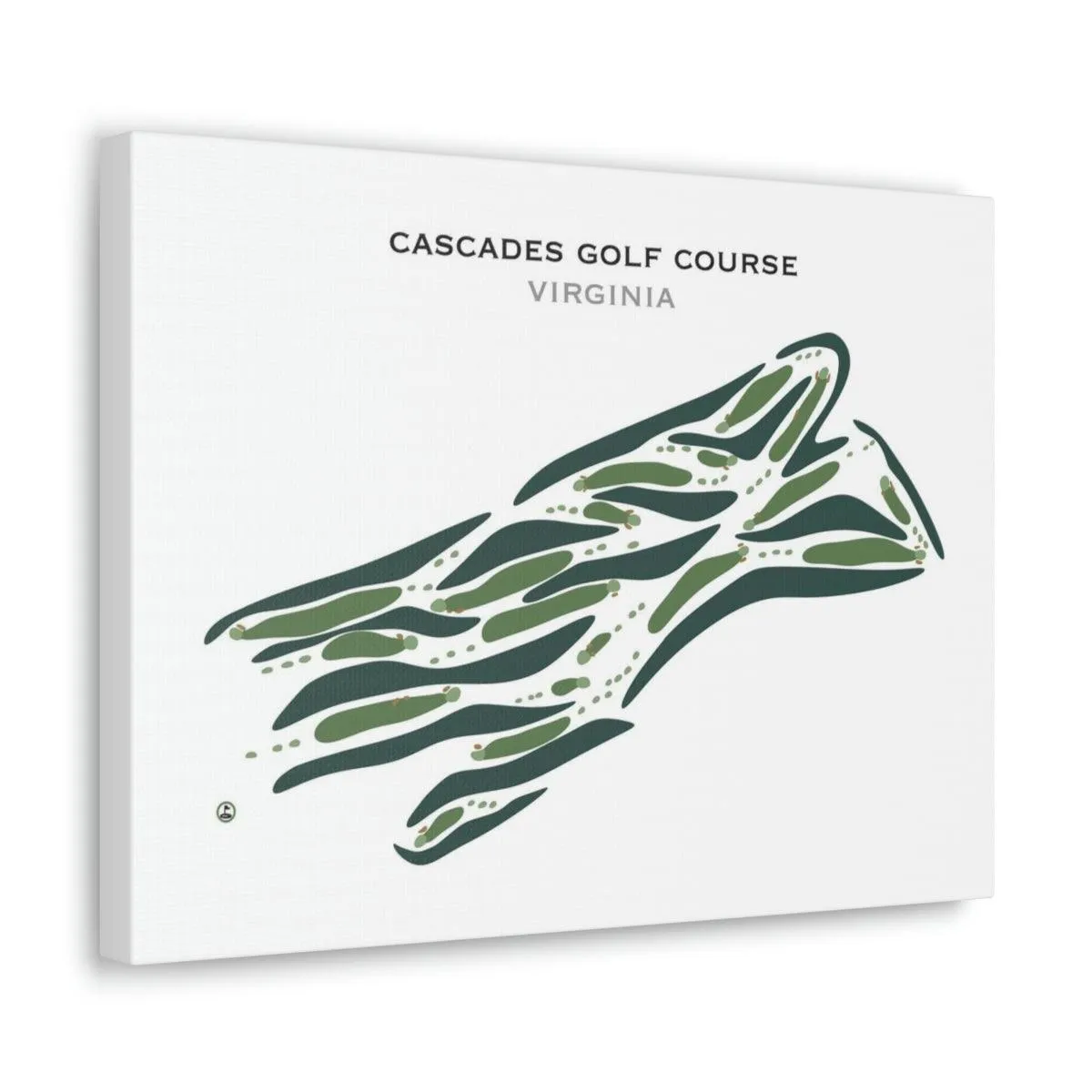 Cascades Golf Course, Virginia - Printed Golf Courses