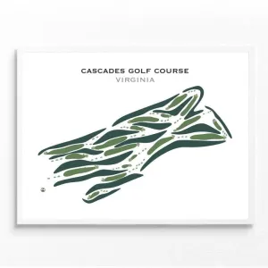 Cascades Golf Course, Virginia - Printed Golf Courses