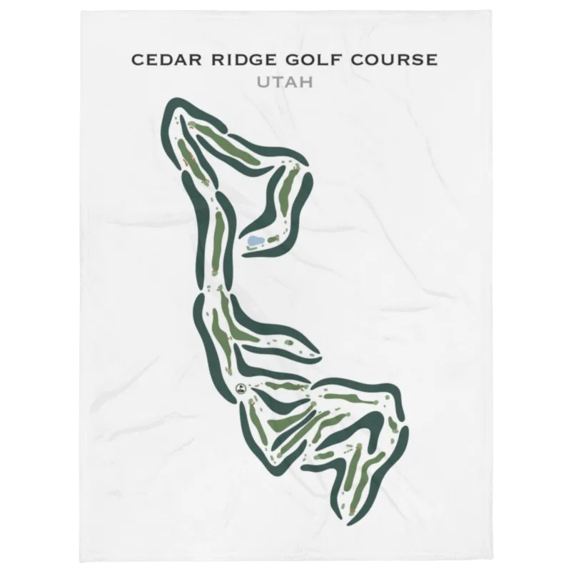 Cedar Ridge Golf Course, Cedar Utah - Printed Golf Courses