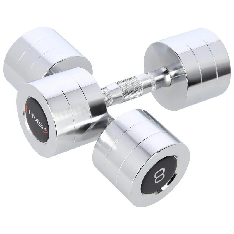 Chrome Dumbbells 2X8 Kg Hms Chd08