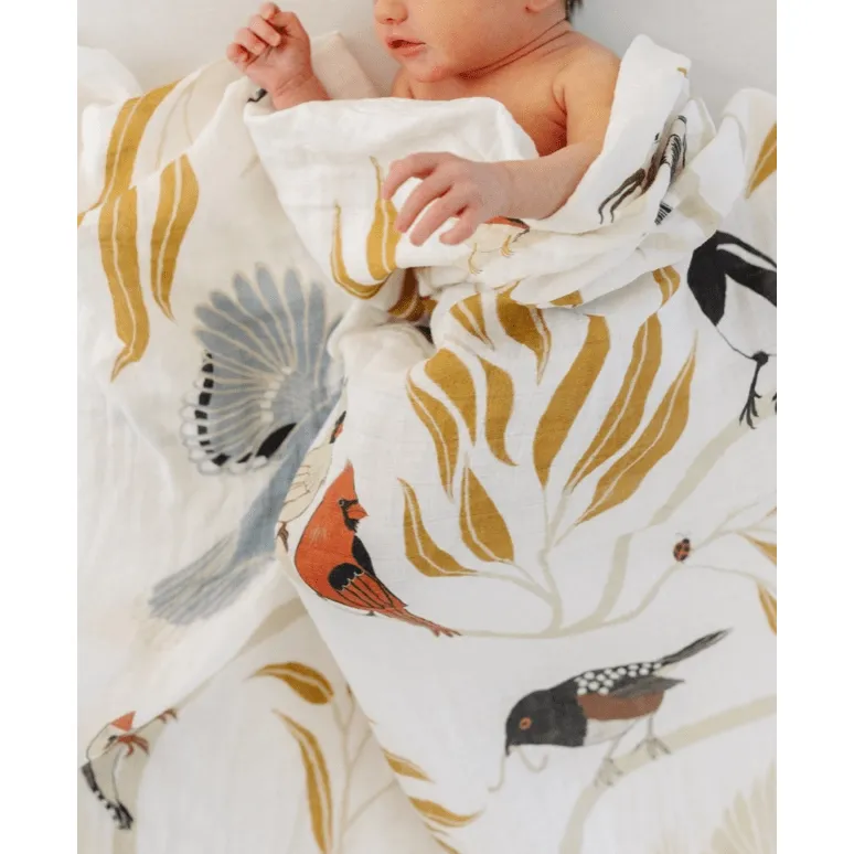 Clementine Kids For the Birds Swaddle