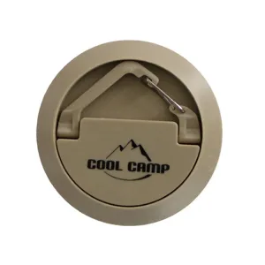 COOL CAMP CF-A208 Outdoor Open Camp Magnetic Hook Tent Skywalf Capital Camping Fixed Car Camp Light Hanging(Khaki)