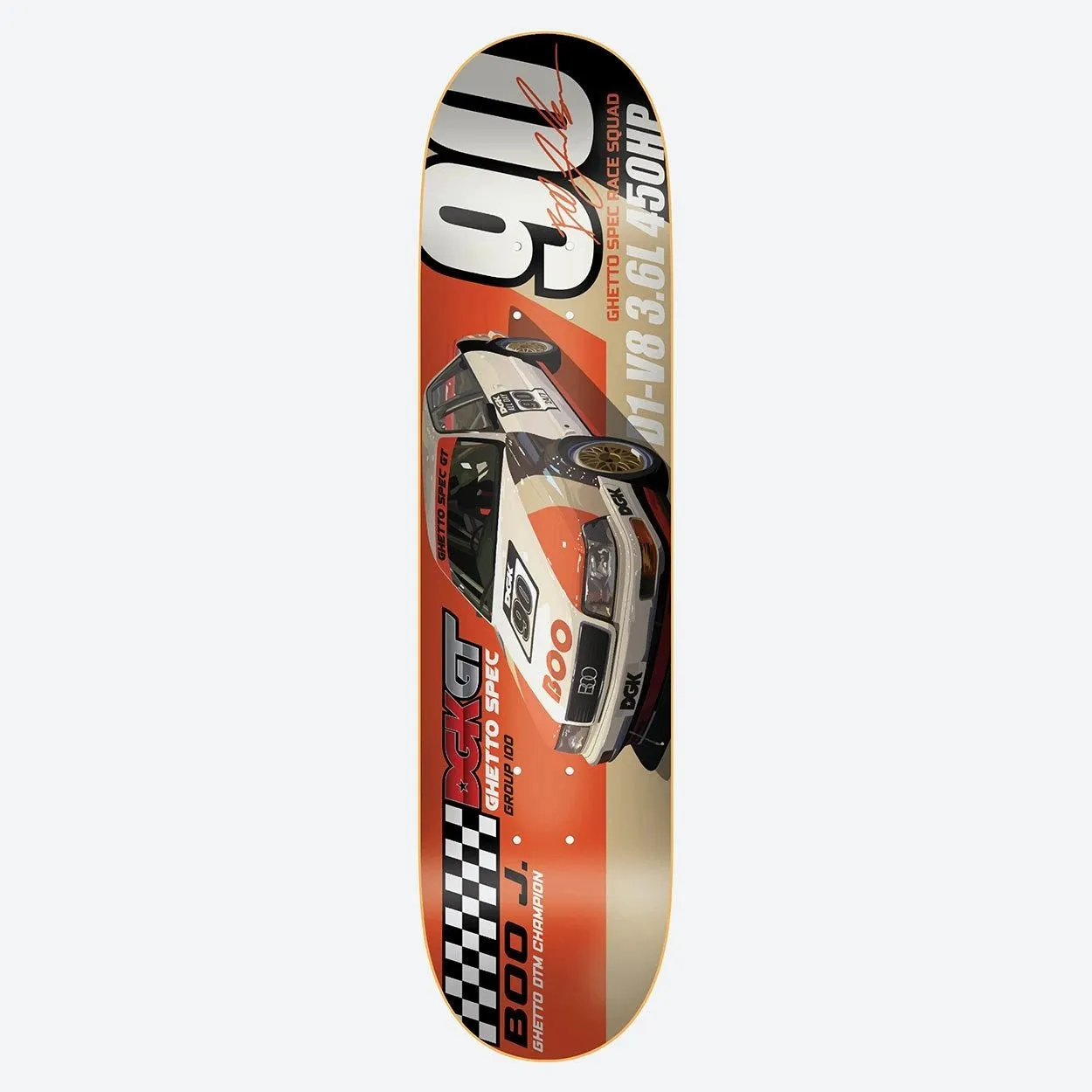 DGK Ghetto GT Boo Skateboard Deck - 7.9" Multi