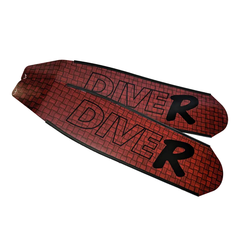 DiveR Innegra Red Long Blade Fins