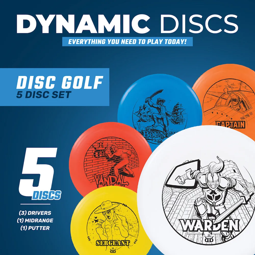 Dynamic Discs Animated 5 Disc Starter Set