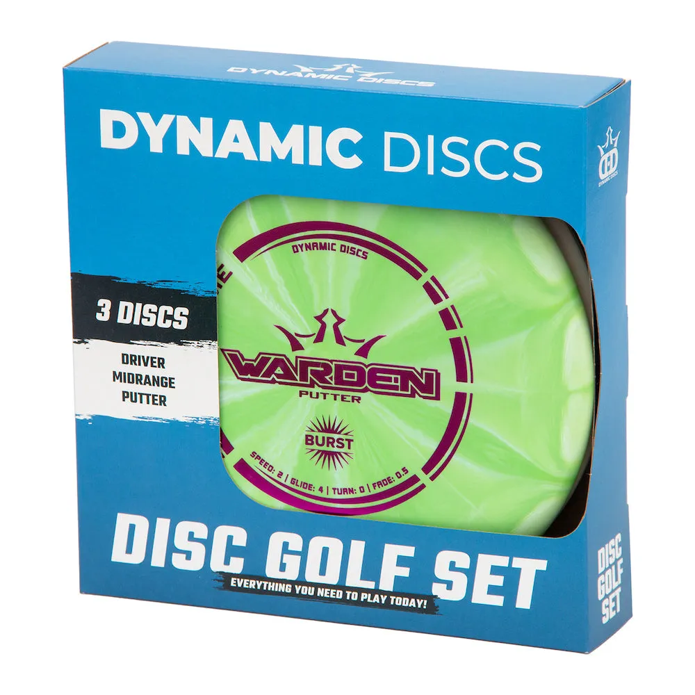 Dynamic Discs Assorted Prime Burst 3 Disc Starter Golf Set