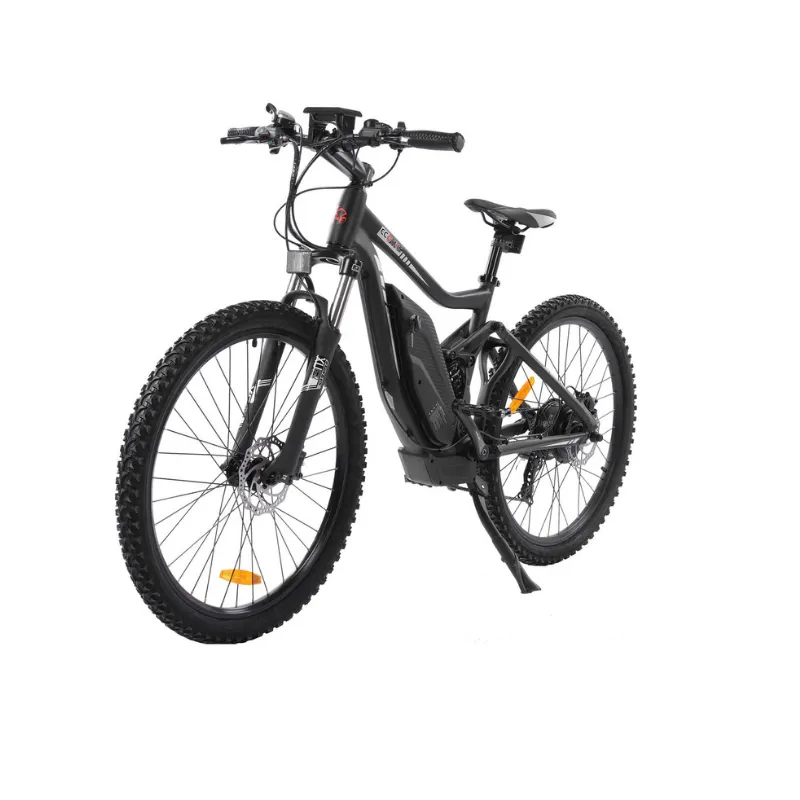 Ecotric Tornado Full-Suspension Electric Mountain Bike, 48V/12Ah, 750W